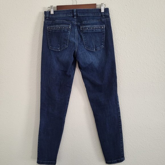 White House Black Market Skinny Leg Denim Jeans 6R - Picture 2 of 8
